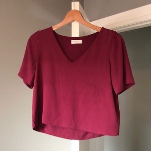 Babaton murphy blouse - Fuschia pink